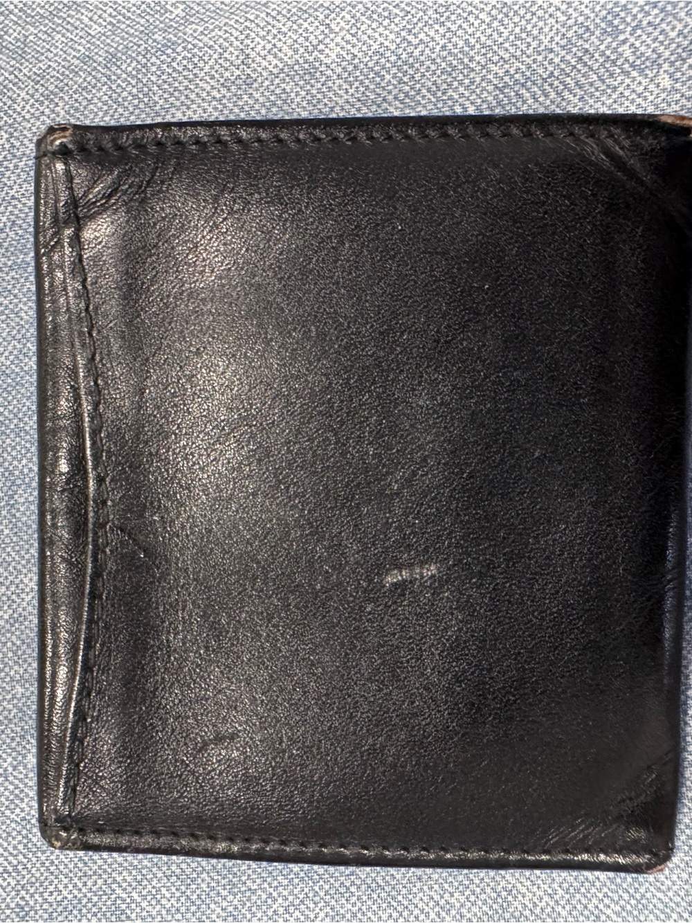 Dunhill Black Leather Coin Wallet - Picture 12 of 12